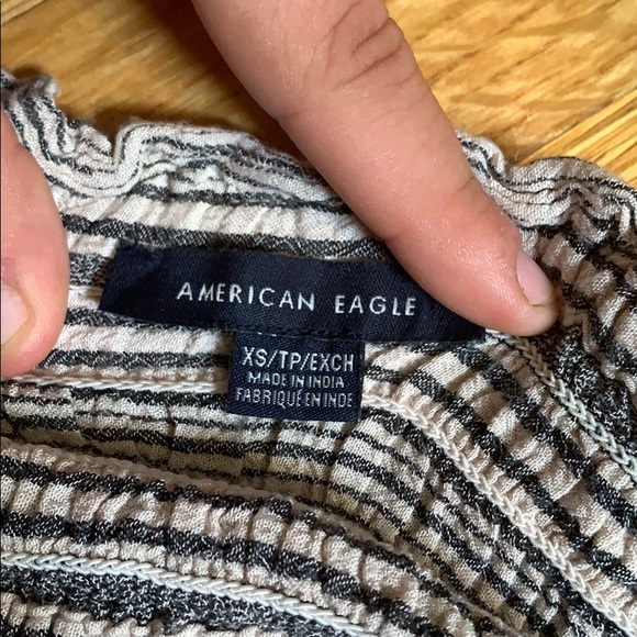 Strapless peplum crop top - Picture 2 of 2